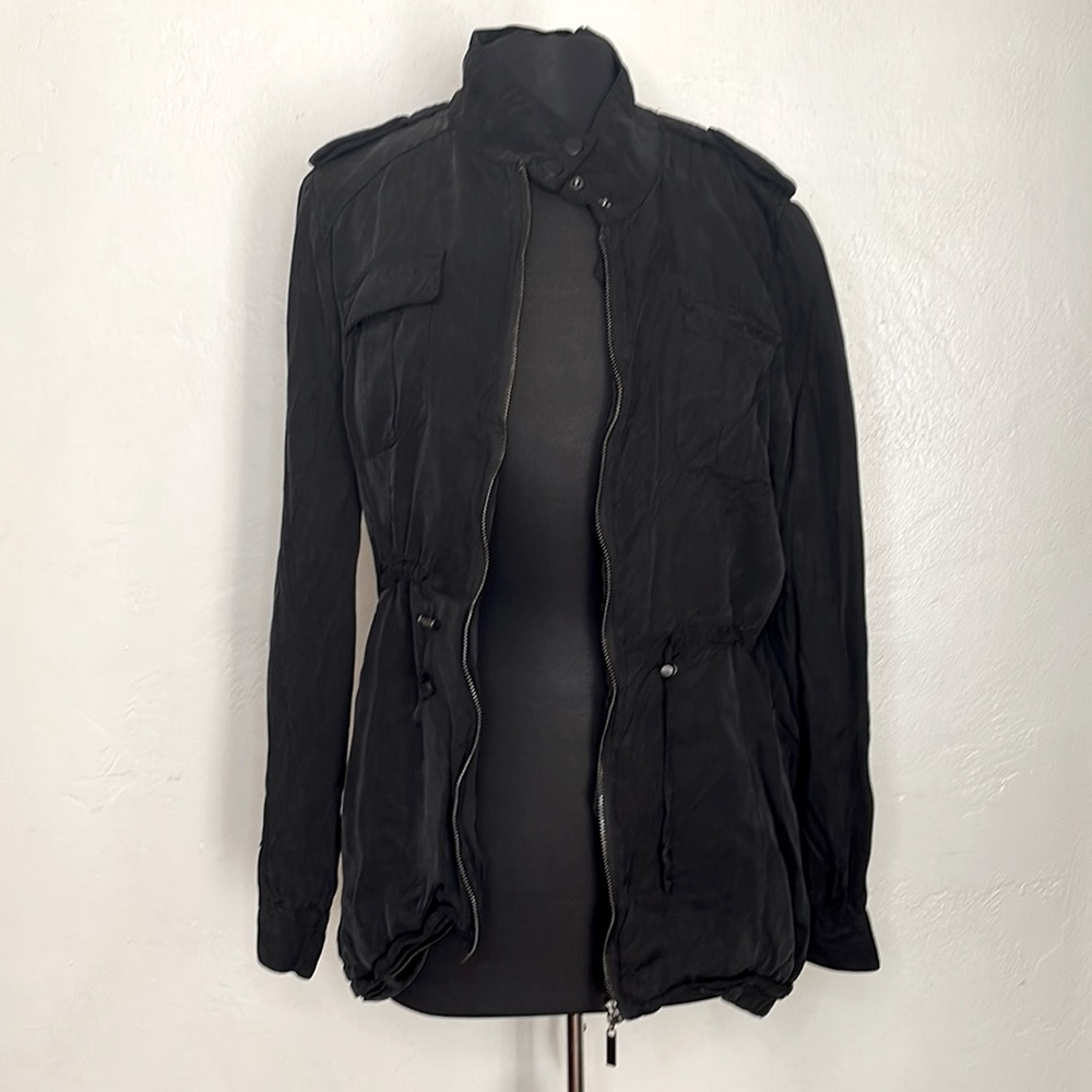 Bebe Women’s Size Large Black Utility Jacket